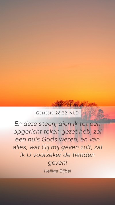 Genesis 28:22 NLD Bible Verse Image