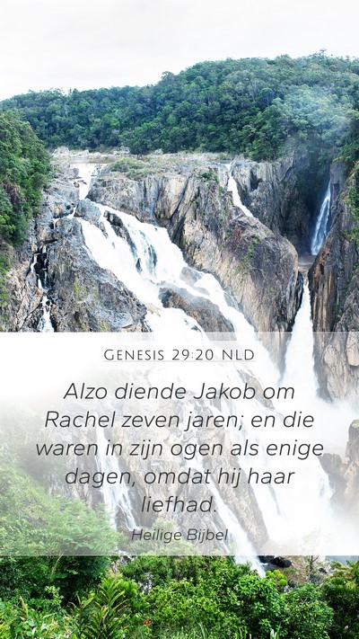 Genesis 29:20 NLD Bible Verse Image