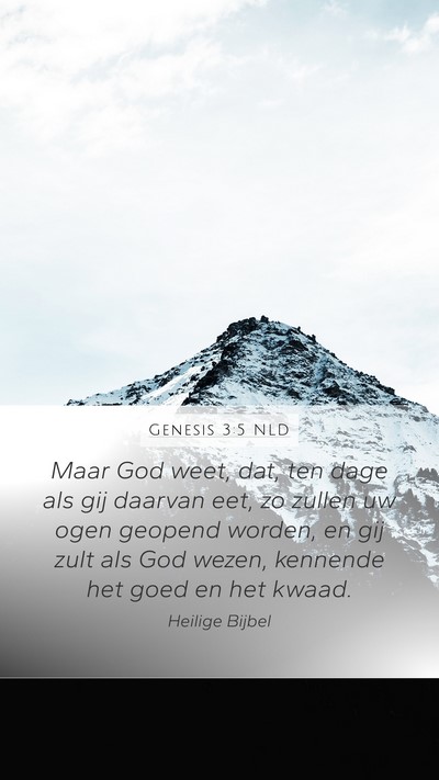 Genesis 3:5 NLD Bible Verse Image