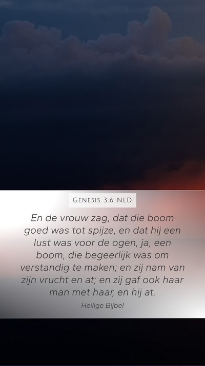 Genesis 3:6 NLD Bible Verse Image
