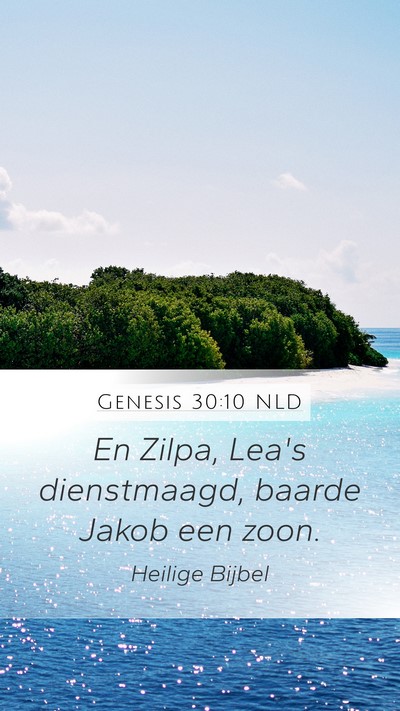 Genesis 30:10 NLD Bible Verse Image