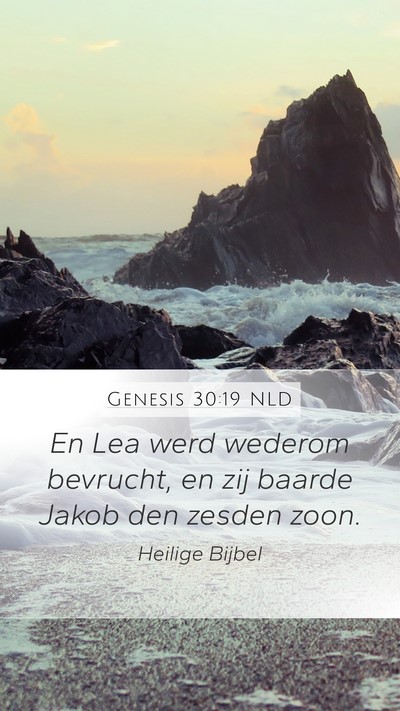 Genesis 30:19 NLD Bible Verse Image