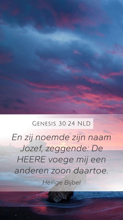 Genesis 30:24 NLD Bible Verse Image