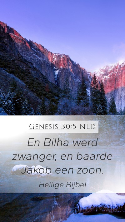 Genesis 30:5 NLD Bible Verse Image