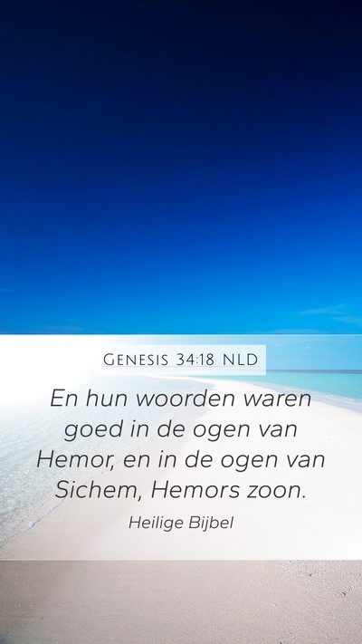 Genesis 34:18 NLD Bible Verse Image