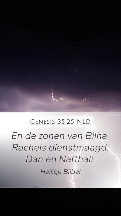Genesis 35:25 NLD Bible Verse Image
