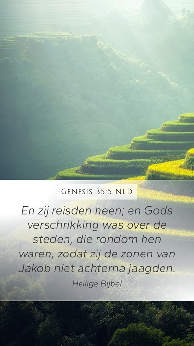 Genesis 35:5 NLD Bible Verse Image