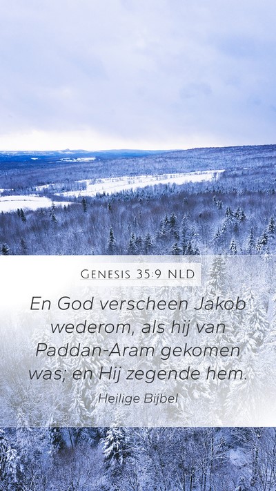 Genesis 35:9 NLD Bible Verse Image