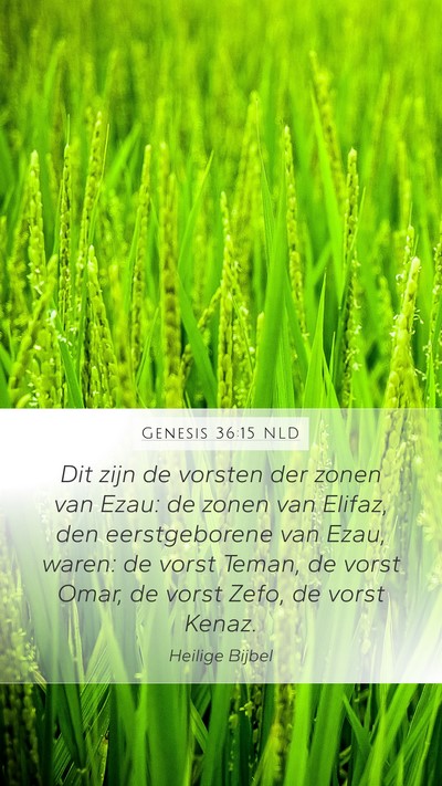 Genesis 36:15 NLD Bible Verse Image