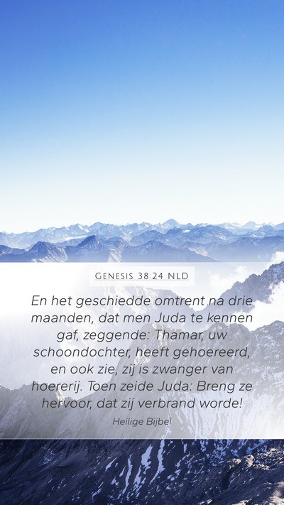 Genesis 38:24 NLD Bible Verse Image