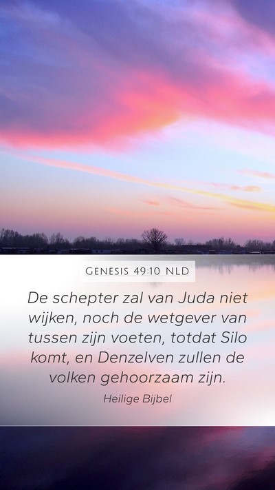 Genesis 49:10 NLD Bible Verse Image