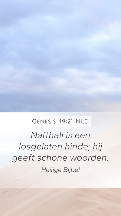 Genesis 49:21 NLD Bible Verse Image