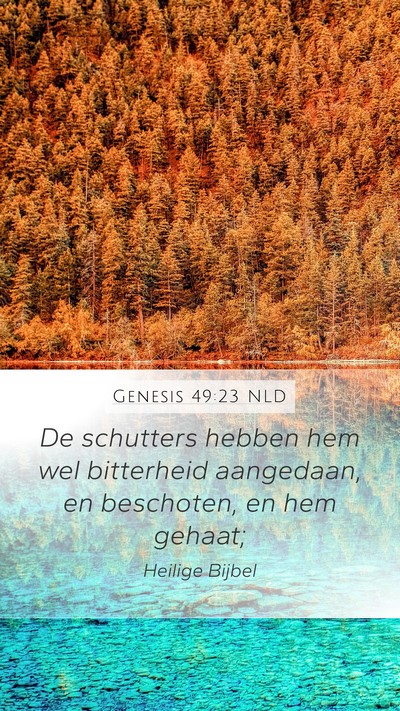 Genesis 49:23 NLD Bible Verse Image