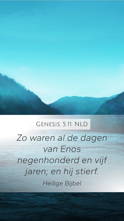 Genesis 5:11 NLD Bible Verse Image