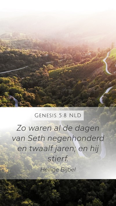 Genesis 5:8 NLD Bible Verse Image