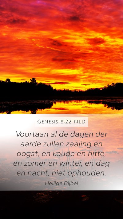 Genesis 8:22 NLD Bible Verse Image
