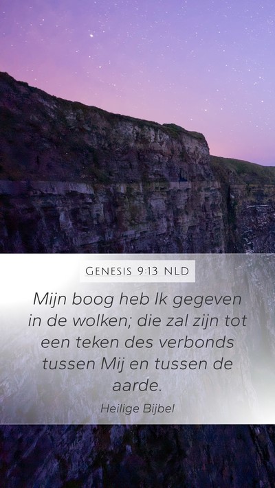 Genesis 9:13 NLD Bible Verse Image