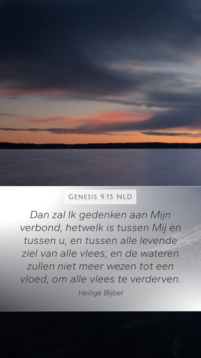 Genesis 9:15 NLD Bible Verse Image