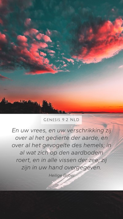 Genesis 9:2 NLD Bible Verse Image