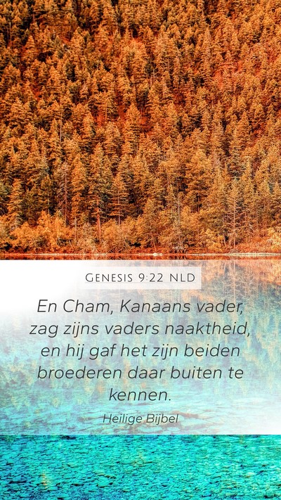 Genesis 9:22 NLD Bible Verse Image