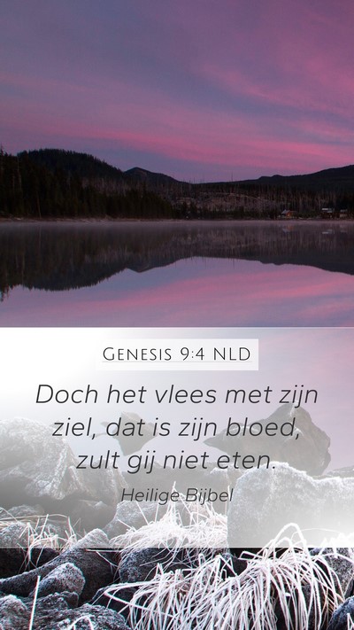 Genesis 9:4 NLD Bible Verse Image