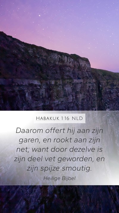 Habakuk 1:16 NLD Bible Verse Image