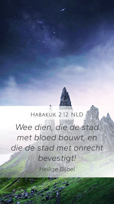 Habakuk 2:12 NLD Bible Verse Image