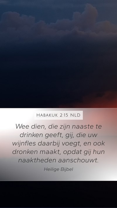 Habakuk 2:15 NLD Bible Verse Image