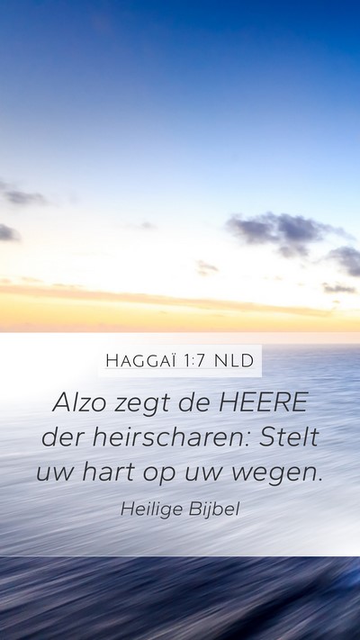 Haggaï 1:7 NLD Bible Verse Image