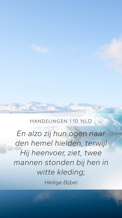 Handelingen 1:10 NLD Bible Verse Image