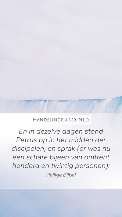 Handelingen 1:15 NLD Bible Verse Image