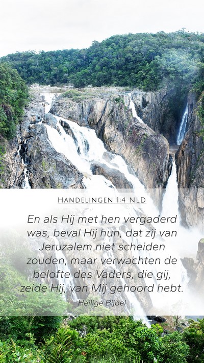 Handelingen 1:4 NLD Bible Verse Image