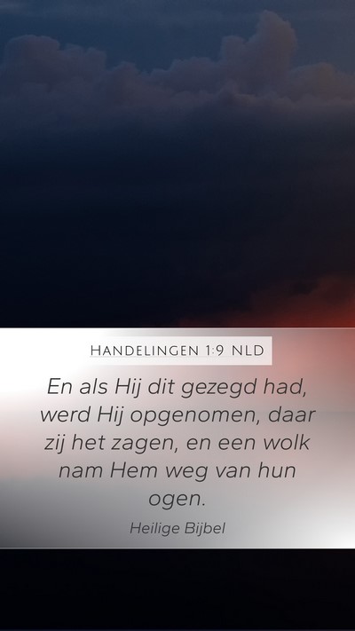 Handelingen 1:9 NLD Bible Verse Image