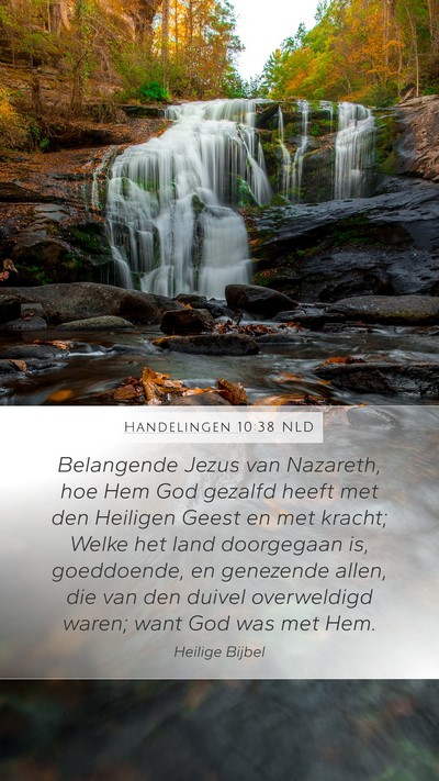 Handelingen 10:38 NLD Bible Verse Image
