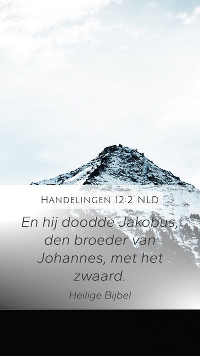 Handelingen 12:2 NLD Bible Verse Image