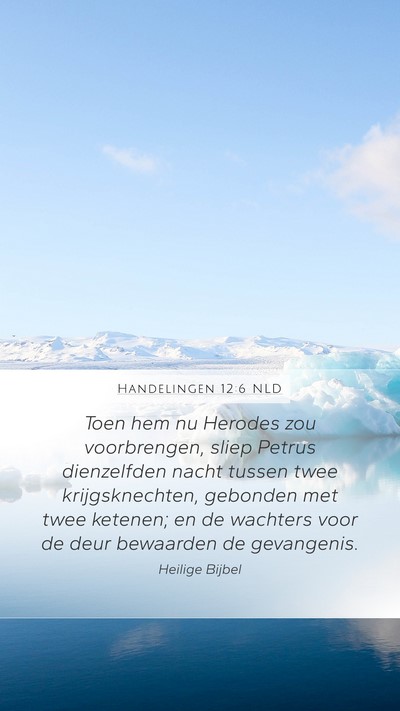 Handelingen 12:6 NLD Bible Verse Image