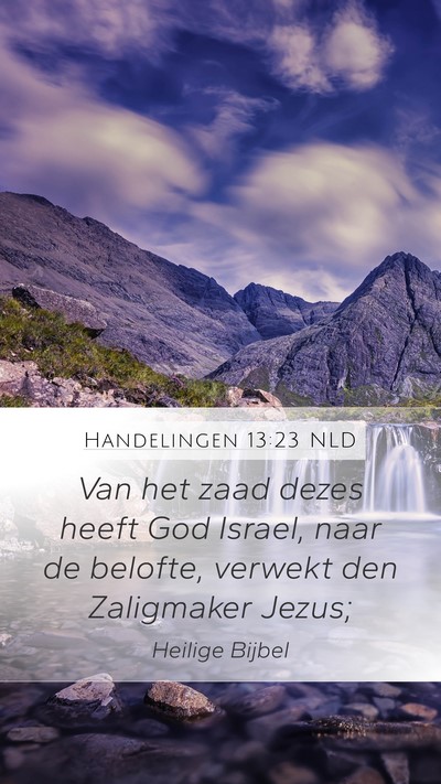 Handelingen 13:23 NLD Bible Verse Image