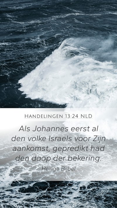 Handelingen 13:24 NLD Bible Verse Image