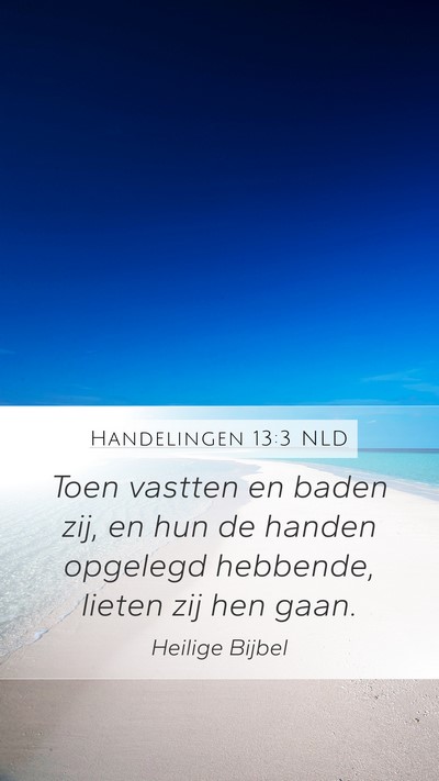 Handelingen 13:3 NLD Bible Verse Image