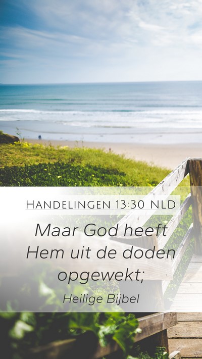Handelingen 13:30 NLD Bible Verse Image