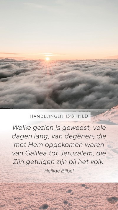 Handelingen 13:31 NLD Bible Verse Image