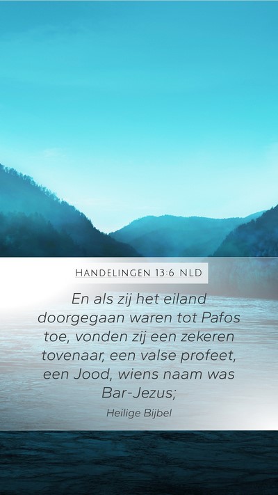 Handelingen 13:6 NLD Bible Verse Image