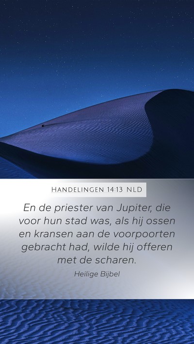 Handelingen 14:13 NLD Bible Verse Image