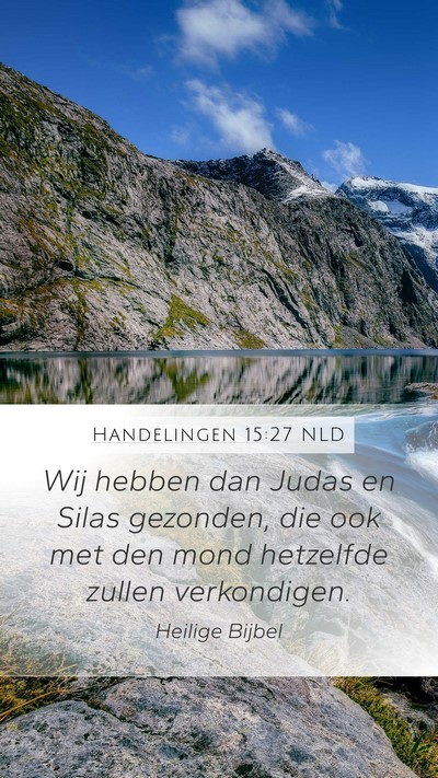 Handelingen 15:27 NLD Bible Verse Image