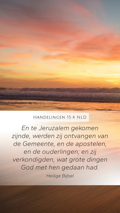 Handelingen 15:4 NLD Bible Verse Image