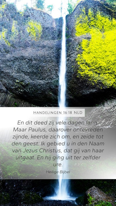 Handelingen 16:18 NLD Bible Verse Image