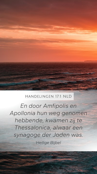 Handelingen 17:1 NLD Bible Verse Image