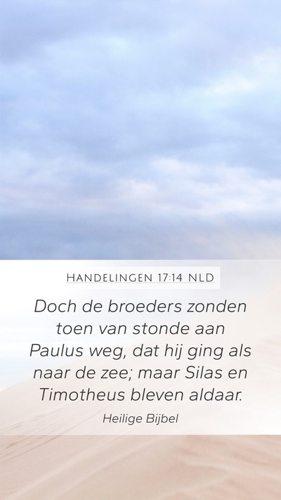 Handelingen 17:14 NLD Bible Verse Image