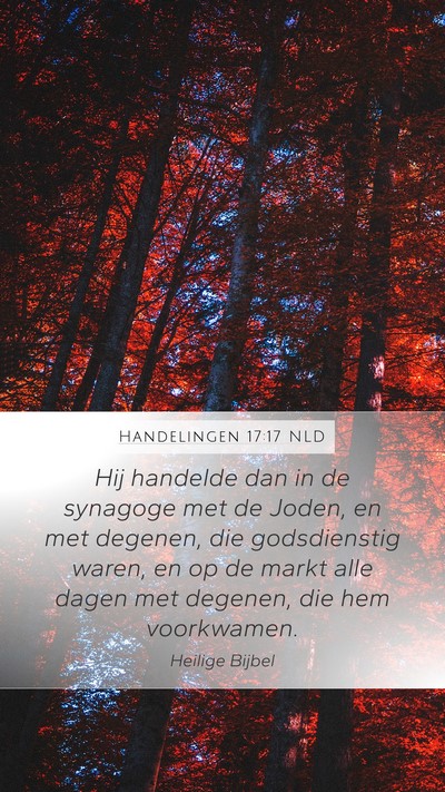 Handelingen 17:17 NLD Bible Verse Image