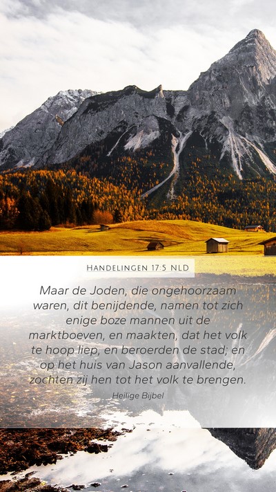 Handelingen 17:5 NLD Bible Verse Image